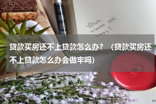 贷款买房还不上贷款怎么办？（贷款买房还不上贷款怎么办会做牢吗）