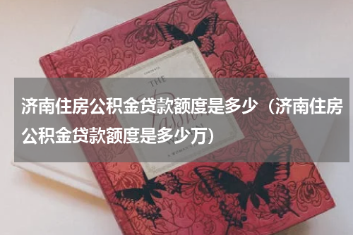 济南住房公积金贷款额度是多少（济南住房公积金贷款额度是多少万）
