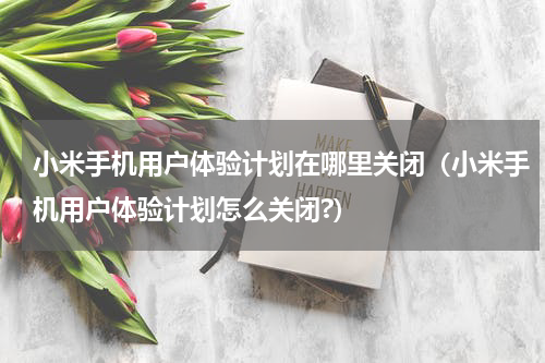 小米手机用户体验计划在哪里关闭（小米手机用户体验计划怎么关闭?）