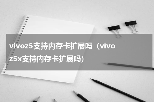 vivoz5支持内存卡扩展吗（vivoz5x支持内存卡扩展吗）