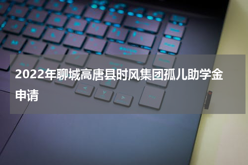 2022年聊城高唐县时风集团孤儿助学金申请