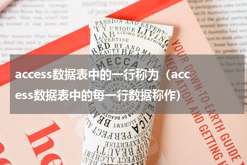 access数据表中的一行称为（access数据表中的每一行数据称作）