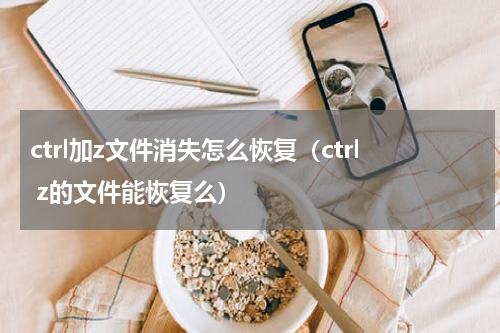 ctrl加z文件消失怎么恢复（ctrl z的文件能恢复么）