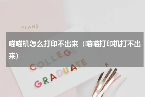 喵喵机怎么打印不出来（喵喵打印机打不出来）
