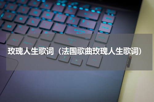 玫瑰人生歌词（法国歌曲玫瑰人生歌词）