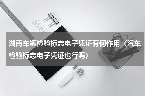 湖南车辆检验标志电子凭证有何作用（汽车检验标志电子凭证也行吗）