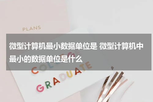 微型计算机最小数据单位是 微型计算机中最小的数据单位是什么