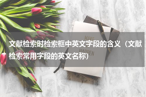 文献检索时检索框中英文字段的含义（文献检索常用字段的英文名称）