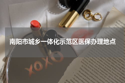 南阳市城乡一体化示范区医保办理地点