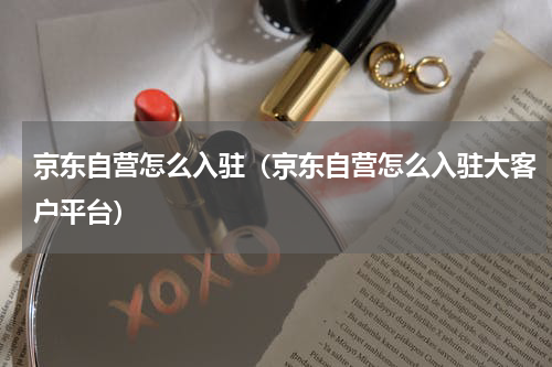 京东自营怎么入驻（京东自营怎么入驻大客户平台）
