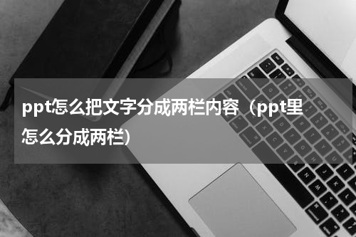 ppt怎么把文字分成两栏内容（ppt里怎么分成两栏）