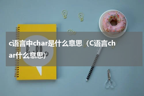 c语言中char是什么意思（C语言char什么意思）