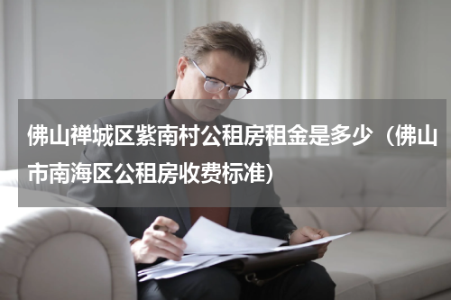 佛山禅城区紫南村公租房租金是多少（佛山市南海区公租房收费标准）