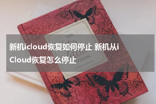 新机icloud恢复如何停止 新机从iCloud恢复怎么停止