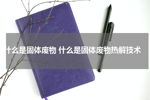 什么是固体废物 什么是固体废物热解技术