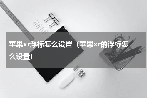 苹果xr浮标怎么设置（苹果xr的浮标怎么设置）
