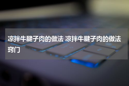 凉拌牛腱子肉的做法 凉拌牛腱子肉的做法窍门
