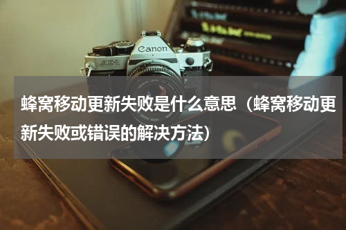 蜂窝移动更新失败是什么意思（蜂窝移动更新失败或错误的解决方法）