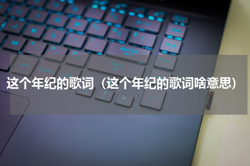 这个年纪的歌词（这个年纪的歌词啥意思）