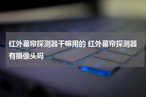 红外幕帘探测器干嘛用的 红外幕帘探测器有摄像头吗