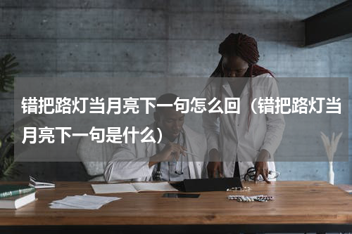 错把路灯当月亮下一句怎么回（错把路灯当月亮下一句是什么）
