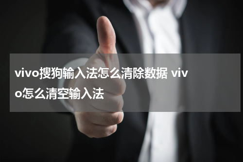 vivo搜狗输入法怎么清除数据 vivo怎么清空输入法