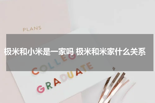极米和小米是一家吗 极米和米家什么关系