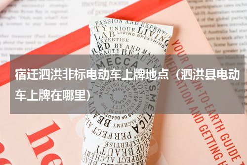 宿迁泗洪非标电动车上牌地点（泗洪县电动车上牌在哪里）