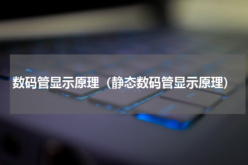 数码管显示原理（静态数码管显示原理）