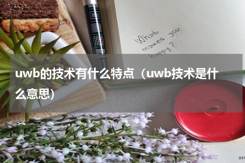 uwb的技术有什么特点（uwb技术是什么意思）