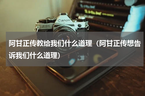 阿甘正传教给我们什么道理（阿甘正传想告诉我们什么道理）