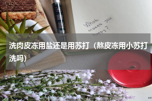 洗肉皮冻用盐还是用苏打（熬皮冻用小苏打洗吗）