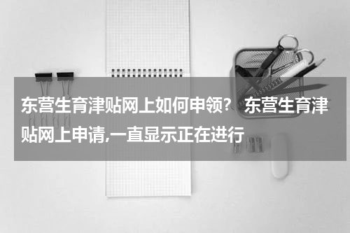 东营生育津贴网上如何申领？ 东营生育津贴网上申请,一直显示正在进行