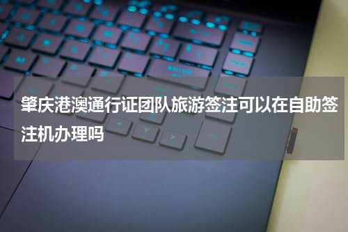 肇庆港澳通行证团队旅游签注可以在自助签注机办理吗