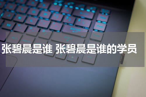 张碧晨是谁 张碧晨是谁的学员