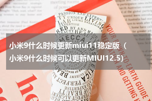 小米9什么时候更新miui11稳定版（小米9什么时候可以更新MIUI12.5）
