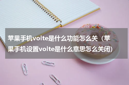 苹果手机volte是什么功能怎么关（苹果手机设置volte是什么意思怎么关闭）