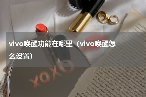 vivo唤醒功能在哪里（vivo唤醒怎么设置）