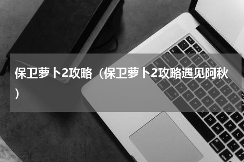 保卫萝卜2攻略（保卫萝卜2攻略遇见阿秋）