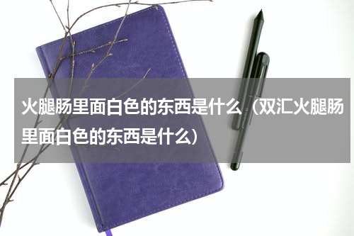 火腿肠里面白色的东西是什么（双汇火腿肠里面白色的东西是什么）