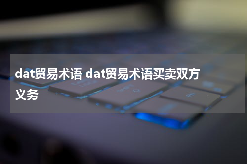 dat贸易术语 dat贸易术语买卖双方义务
