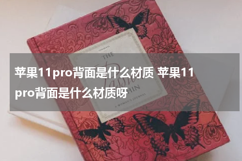 苹果11pro背面是什么材质 苹果11pro背面是什么材质呀