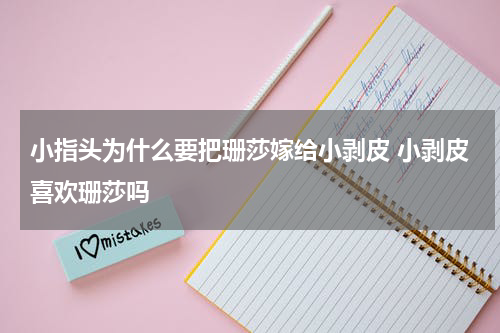 小指头为什么要把珊莎嫁给小剥皮 小剥皮喜欢珊莎吗