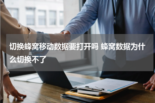 切换蜂窝移动数据要打开吗 蜂窝数据为什么切换不了