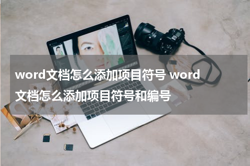 word文档怎么添加项目符号 word文档怎么添加项目符号和编号