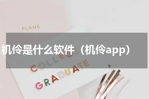 机伶是什么软件（机伶app）
