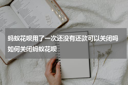 蚂蚁花呗用了一次还没有还款可以关闭吗 如何关闭蚂蚁花呗