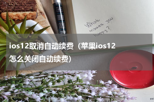 ios12取消自动续费（苹果ios12怎么关闭自动续费）