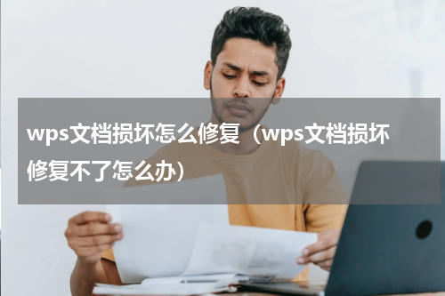 wps文档损坏怎么修复（wps文档损坏修复不了怎么办）