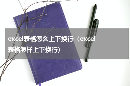 excel表格怎么上下换行（excel表格怎样上下换行）